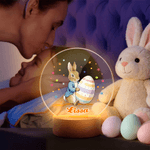 Personalized Multi-Pattern Acrylic Easter LED Night Light with Name Daily Use Easter Gift for Girls Boys