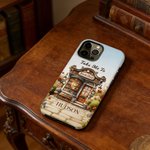 Personalised Multi-Device Bookstore Phone Case with Name for iPhone Birthday Holiday Anniversary Gift for Book Lovers Bookworms