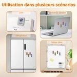 Marque-page magnétique en cuir PU personnalisé avec nom fleur et pierre de naissance - Cadeau d'anniversaire pour les amoureux de lecture