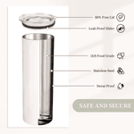 Personalizzato Cartoon Character Graffiti Style 20 oz Straight Skinny Tumbler Back to School Regalo quotidiano per i bambini amanti dei graffiti