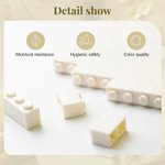 Personalized Baby Ultrasound Photo Building Block Puzzle with Name Date and Text Mother's Day Gift for Expecting Moms Mothers