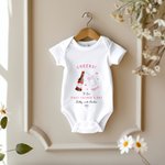 T-shirt Onesie pour Bébé 100% Coton Personnalisé avec Nom Cadeau de Fête des Pères pour Nouveau-né Nouveau Papa