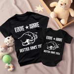 Personalized Fist Matching Set Shirt Besties Since Year Father and Baby Father's Day Gift New Dad Gift Cotton Shirt