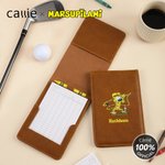 Personalized Cute Marsupilami PU Leather Golf Scorecard Holder with Name Daily Training Game Day Gift for Golf Lovers | Callie × Marsupilami®