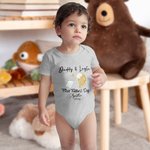 Biberón y taza de cerveza personalizados Camiseta y pijama de bebé de algodón 100% con texto Regalo de cumpleaños del Día del Padre para papá niño