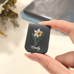 Personalized Birth Flower Multicolor Magnetic Bookmark Clip with Name Reading Club Birthday Gift for Book Lovers Bookworms