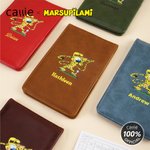 Personalized Cute Marsupilami PU Leather Golf Scorecard Holder with Name Daily Training Game Day Gift for Golf Lovers | Callie × Marsupilami®