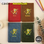 Personalized Cute Marsupilami PU Leather Golf Scorecard Holder with Name Daily Training Game Day Gift for Golf Lovers | Callie × Marsupilami®