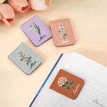 Personalized Birth Flower Multicolor Magnetic Bookmark Clip with Name Reading Club Birthday Gift for Book Lovers Bookworms