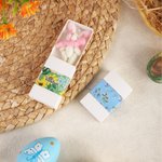 Personalized Cute Tiny Felt Easter Bunny in Matchbox with Name and Scarf First Easter Gift for Newborns Boys Girls