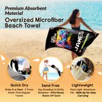 Gepersonaliseerde Multicolor Graffiti Gamepad Zachte Sneldrogende Strandhanddoek met Naam Travel Essentieel Zomer Vakantie Verjaardagscadeau voor Game Lovers