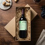 Personalized Funny Prescription Design Set of 2 Waterproof Wine Stickers with Name Birthday Anniversary Gift for Couple