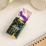 Personalized Cute Tiny Felt Easter Bunny in Matchbox with Name and Scarf First Easter Gift for Newborns Boys Girls