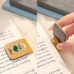 Personalized Birth Flower Multicolor Magnetic Bookmark Clip with Name Reading Club Birthday Gift for Book Lovers Bookworms
