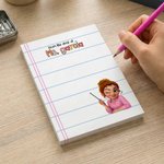 Cartone animato personalizzato per insegnanti con testo e 40/80 pagine Regalo di ringraziamento per gli insegnanti per il ritorno a scuola.