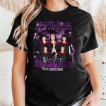 Maglietta personalizzata 2026 Graduate Proud Mom Dad con nome e foto Regalo di laurea in stile retro bootleg per laureati