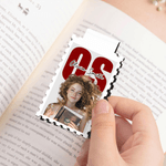 Marque-page magnétique personnalisé avec nom et date Accessoire de lecture Cadeau d'anniversaire pour les amoureux des livres Amis