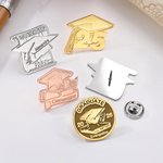 Personalized Graduation Cap Scroll Brooch Pin with Name and Year Graduation Season Gift for Graduates
