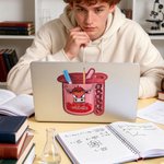 Personalized Cartoon Animals Chemical Elements Stationery Storage Pouch with Name Back to School Thank You Gift for Science Teachers Alumni