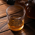 Personalised I Love Your Face Between My Legs 10 oz Whiskey Glass with Name Birthday Anniversary Gift for Him