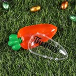 Personalised Mini Carrot Refillable Treat Box with Name Easter Egg Treasure Hunt Basket Filling Easter Party Gift for Kids