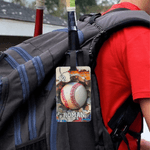 Personlig Ball Sports Travel Bagagetagg med namn och nummer Travel Essentials Födelsedagspresent för sportälskare