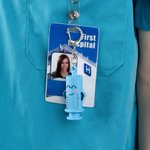 Abridor de ampollas divertido personalizado con nombre y cierre metálico para el Día de la Enfermería para enfermeras y médicos