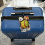 Personlig Ball Sports Travel Bagagetagg med namn och nummer Travel Essentials Födelsedagspresent för sportälskare