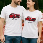 Personalisiertes besticktes Auto Motorrad Foto T-Shirt Sweatshirt Hoodie mit Text Stickerei Geburtstag Jahrestag Geschenk für Autobesitzer