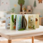 Personalized Cute Bear Lion Strawberry Handmade Felt Kid Quiet Book with Name Birthday Baby Shower Gift for Kids