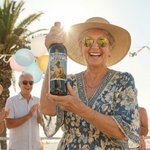 Personalised Newspaper Design Photo Wine Label Stickers with Name and Date Birthday Party Decor for Family Friends