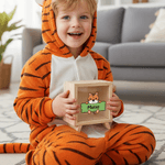 Gepersonaliseerde schattige houten spaarpot met naam Verjaardagscadeau voor kinderen