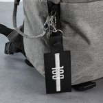 Porte-clés personnalisé Thin Line avec numéro brodé Utilisation quotidienne Cadeau commémoratif pour la police