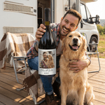 Personalisierte Foto Weinetikett Aufkleber mit Namen und Datum Jahrestag Geburtstag Party Dekor für Paare Schwestern