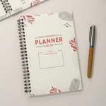 Personalized Butterfly Floral 2026-2028 Spiral Planner Notebook with Name and Weekly Monthly Planner Pages New Year Birthday Gift for Family Friends