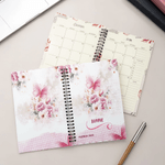 Personalized Butterfly Floral 2026-2028 Spiral Planner Notebook with Name and Weekly Monthly Planner Pages New Year Birthday Gift for Family Friends
