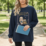 Personalizzato Libro Personaggio Cartoon Multicolore T-shirt Felpa con cappuccio con nome e anno Club del libro Regalo di compleanno per la donna amante dei libri