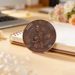 Personalised Photo Commemorative Coin with Name and Text Birthday Memorial Day Gift for Colleagues Friends Teachers