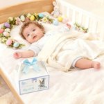 Boîte à cadeaux personnalisée avec nœud et nom pour lapin de Pâques Cadeau de fête de Pâques pour garçons filles