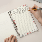 Personalized Butterfly Floral 2026-2028 Spiral Planner Notebook with Name and Weekly Monthly Planner Pages New Year Birthday Gift for Family Friends