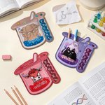 Personalized Cartoon Animals Chemical Elements Stationery Storage Pouch with Name Back to School Thank You Gift for Science Teachers Alumni