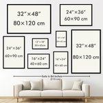 Personalized Watercolor Style Pet Portrait Photo Canvas Painting with Name Home Decor Pet Birthday Gift for Pet Lovers Owners