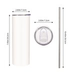 Personalizzato Cartoon Character Graffiti Style 20 oz Straight Skinny Tumbler Back to School Regalo quotidiano per i bambini amanti dei graffiti