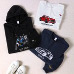 Personalisiertes besticktes Auto Motorrad Foto T-Shirt Sweatshirt Hoodie mit Text Stickerei Geburtstag Jahrestag Geschenk für Autobesitzer