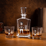 Personalized Cartoon Character Football Whiskey Decanter with Engraved Name Father's Day Birthday Gift for Father Friends Bartenders