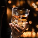 Personalized Football Cartoon Character Whiskey Decanter with Name and Number Birthday Game Day Gift for Football Lovers