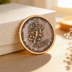 Personalised Family Photo Retro Commemorative Coin with Text Birthday Anniversary Daily Use Gift for Family