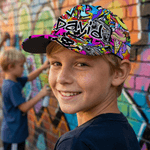 Personalized Graffiti Style Baseball Cap with Name Daily Use Birthday Gift for Kids
