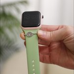 Personalized Tennis Racket Birthstone Sporty Watch Band Charm Smartwatch Accessories Birthday Game Day Gift for Tennis Lover Coach