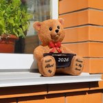 Personalized Bear Resinous Bird Feeder with Engraved Name and Text Miscarriage Baby Memorial Gift for Parents